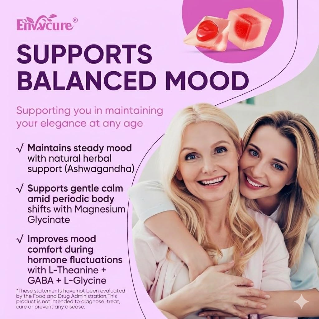 Gummies Myo-Inositol et D-Chiro Inositol EnvyCure, 240g, gélifiés dans un bol