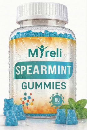 Gummies MYRELI à l'extrait de menthe verte 1000 mg, vue de face