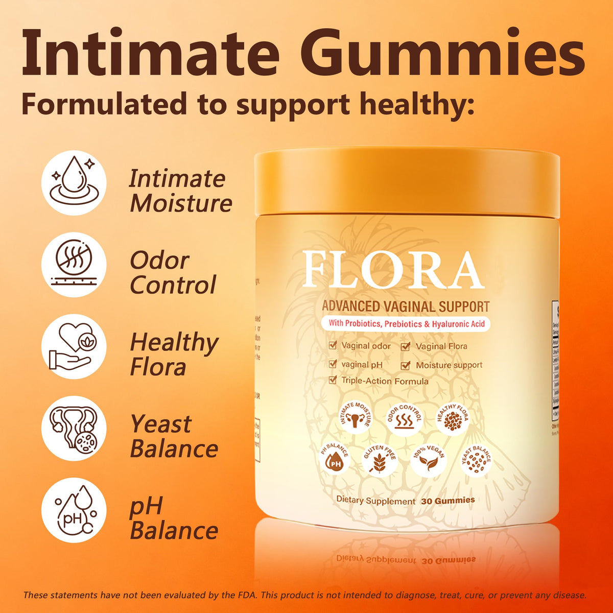 Gummies MZXDXZE à côté d'un verre d'eau