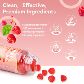 Gummies NAC Agumoon avec une cuillère à côté