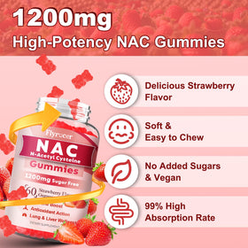 Gummies NAC Flyrocer avec un enfant souriant