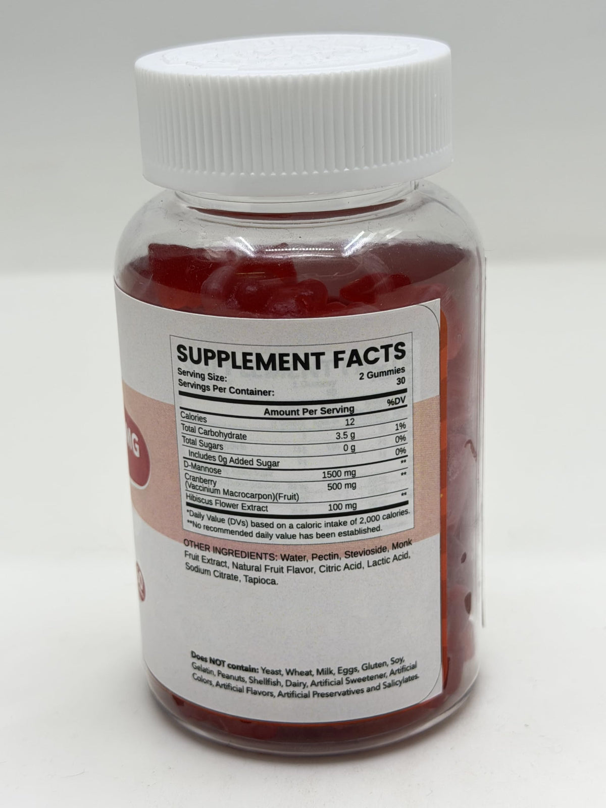 Gummies NATISLAND D Mannose avec une cuillère en bois