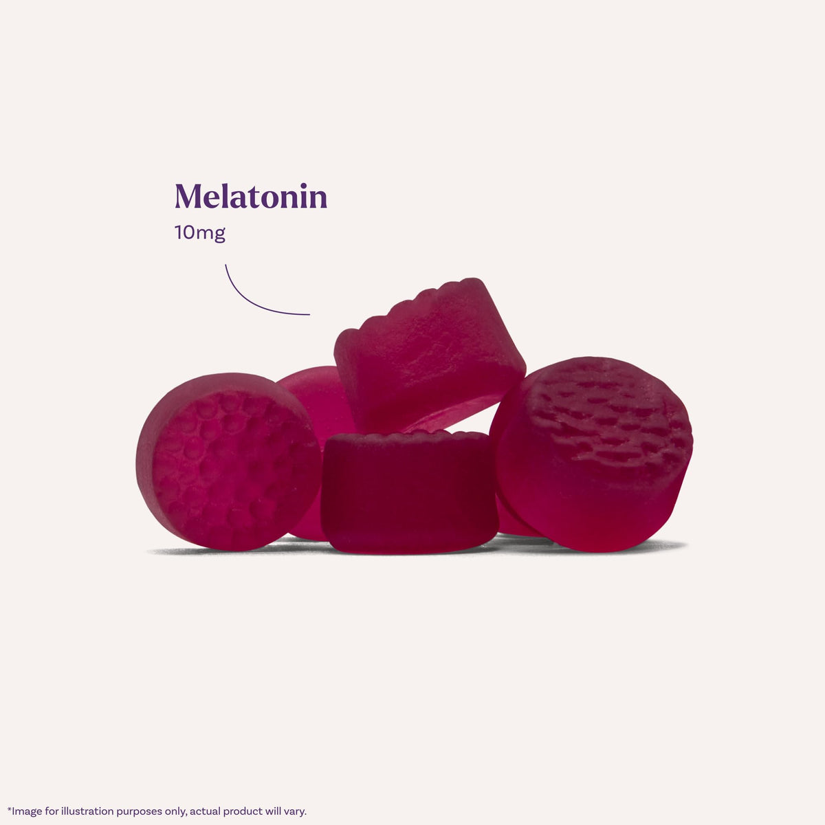 Gummies Natrol MelatoninMax 10 mg en vue de dessus