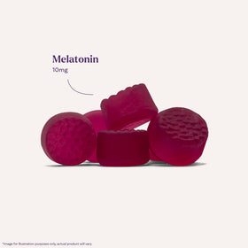 Gummies Natrol MelatoninMax 10 mg en vue de dessus