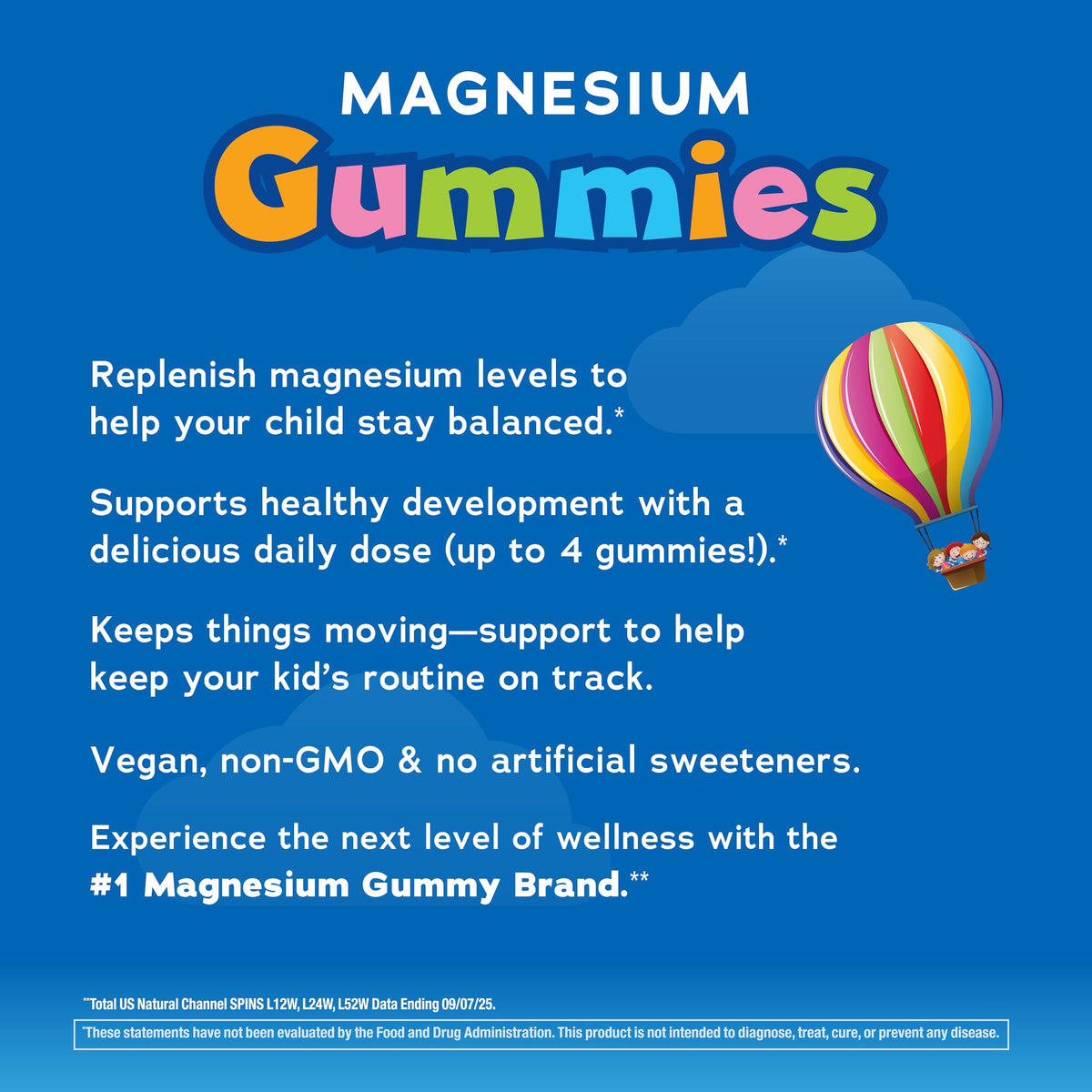 Gummies Natural Vitality au goût d'agrumes, présentation des gummies