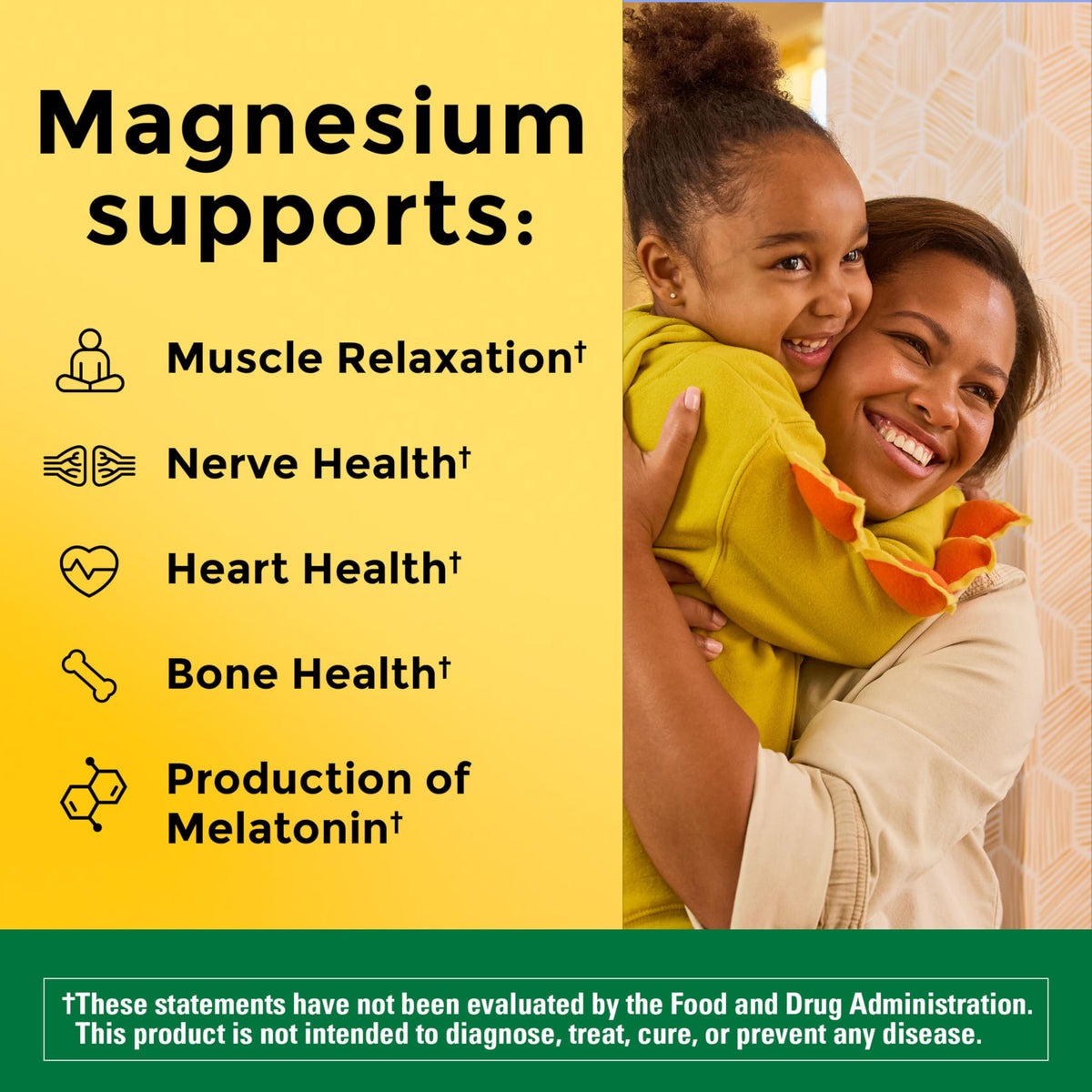 Gummies Nature Made Magnésium Citrate 200mg sur une surface blanche