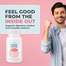 Gummies Nature’s NutriWave à côté d'un verre d'eau