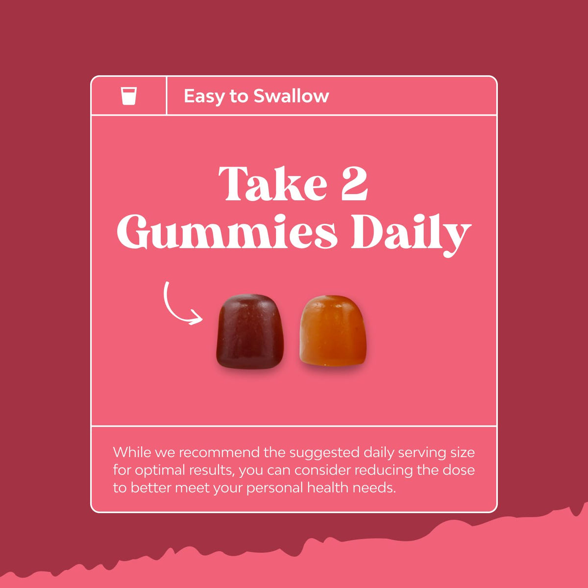 Gummies Natures Craft avec étiquette visible, vue de côté