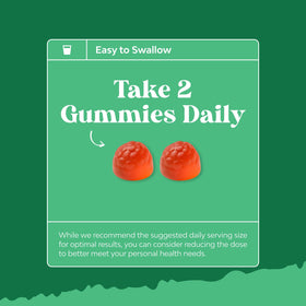 Gummies Natures Craft, ingrédients clés visibles sur l'emballage