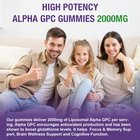 Gummies Nelishine Alpha GPC 2000mg en main