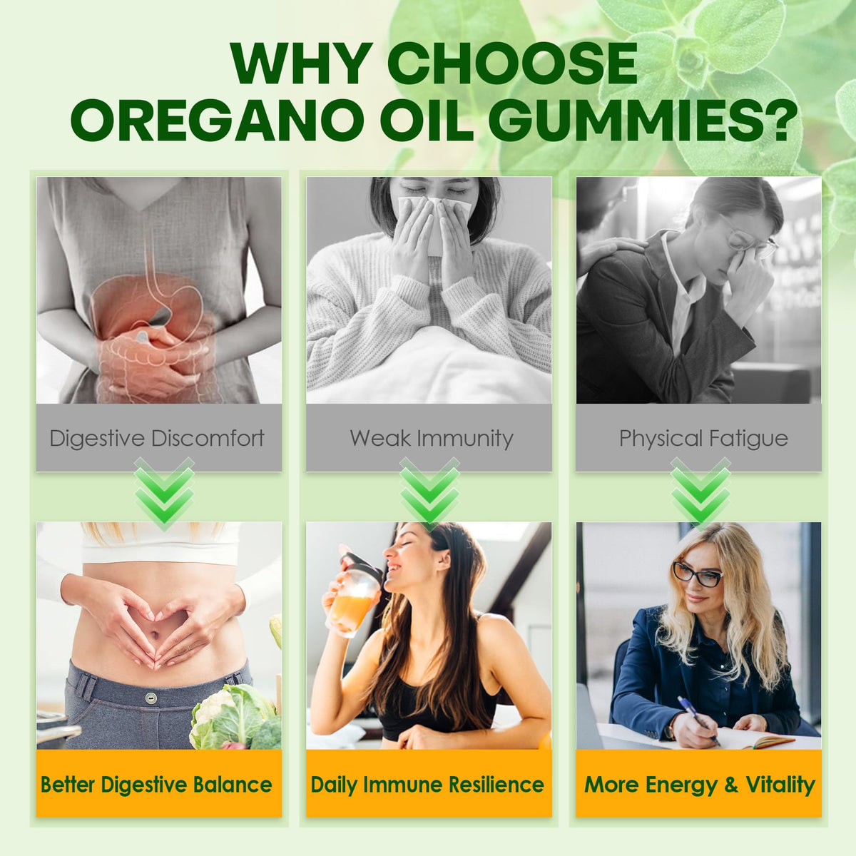 Gummies NEVISS à l'Huile d'Origan, en main pour démonstration
