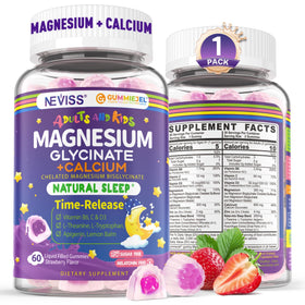 Gummies NEVISS au magnésium et calcium, vue de face