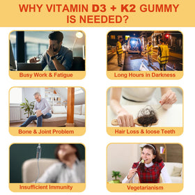 Gummies NEVISS avec fruits frais en arrière-plan