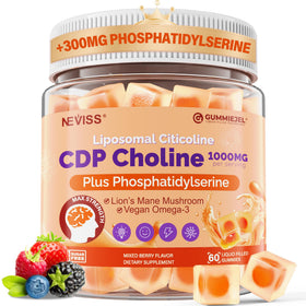 Gummies NEVISS Citicoline 1000mg Phosphatidylserine 300mg vue avant