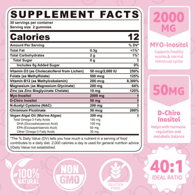 Gummies NEVISS Myo-Inositol & D-Chiro Inositol vue de côté