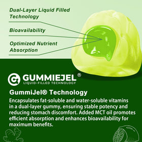 Gummies NEVISS pour hommes 50+ sur une table en bois