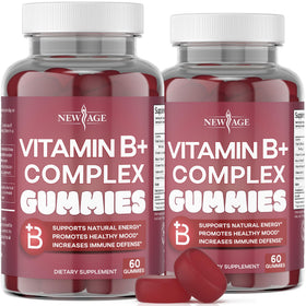 Gummies NEW AGE Vitamines B Complex en emballage, 120 unités