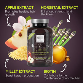 Gummies NEW NORDIC Volume Cheveux avec ingrédients naturels