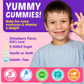 Gummies Nextdia avec des ingrédients naturels autour