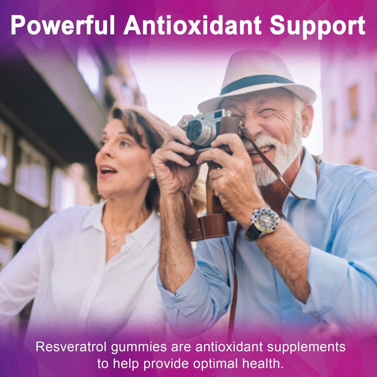Gummies Nextdia Resvératrol 1500mg avec une vue de l'arrière