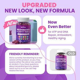 Gummies Nextdia Resvératrol 1500mg sur une table
