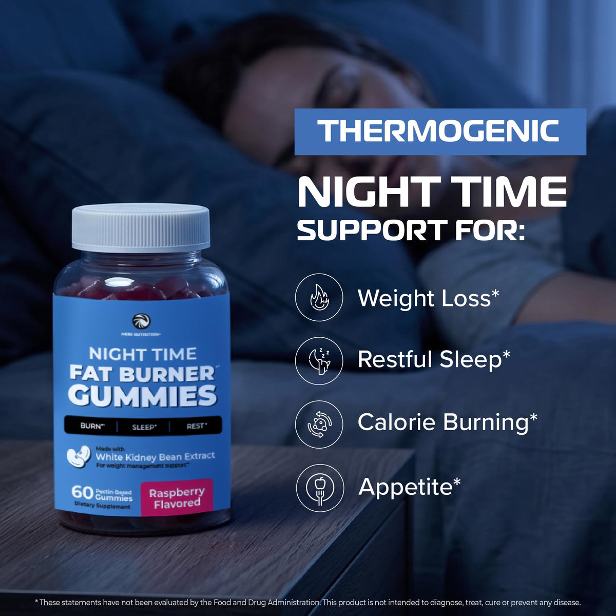 Gummies Nobi Nutrition en gros plan