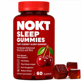 Gummies Nokt Sleep à l'extrait de cerise acide, vue de face