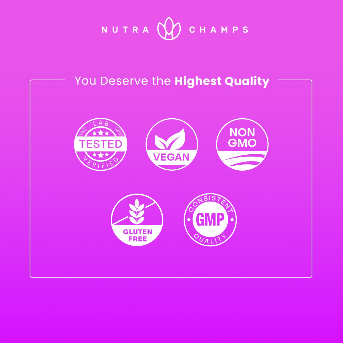Gummies NutraChamps dans la main d'une personne