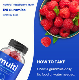 Gummies NutraChamps pour hommes sur une table