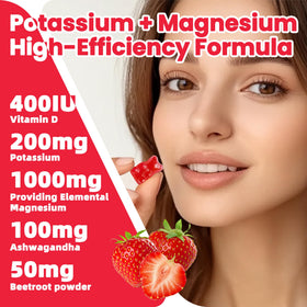 Gummies NUTRAGOGO avec une main tenant un chew