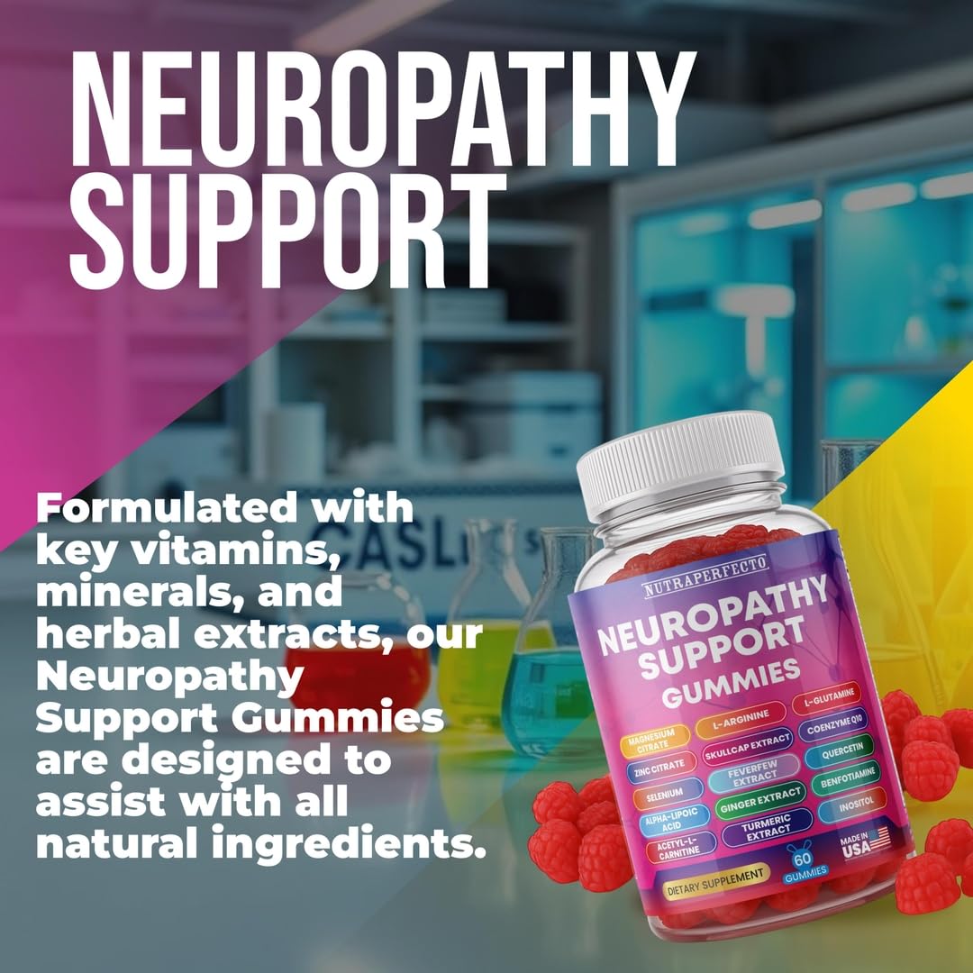 Gummies NutraPerfecto avec extrait de curcuma visible