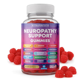 Gummies NutraPerfecto pour le soutien à la neuropathie, vue de face