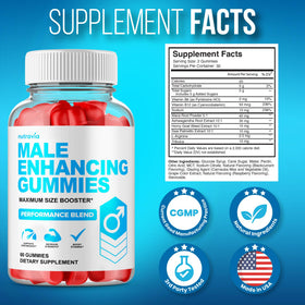 Gummies Nutravia 6 en 1, un gummy sur une cuillère