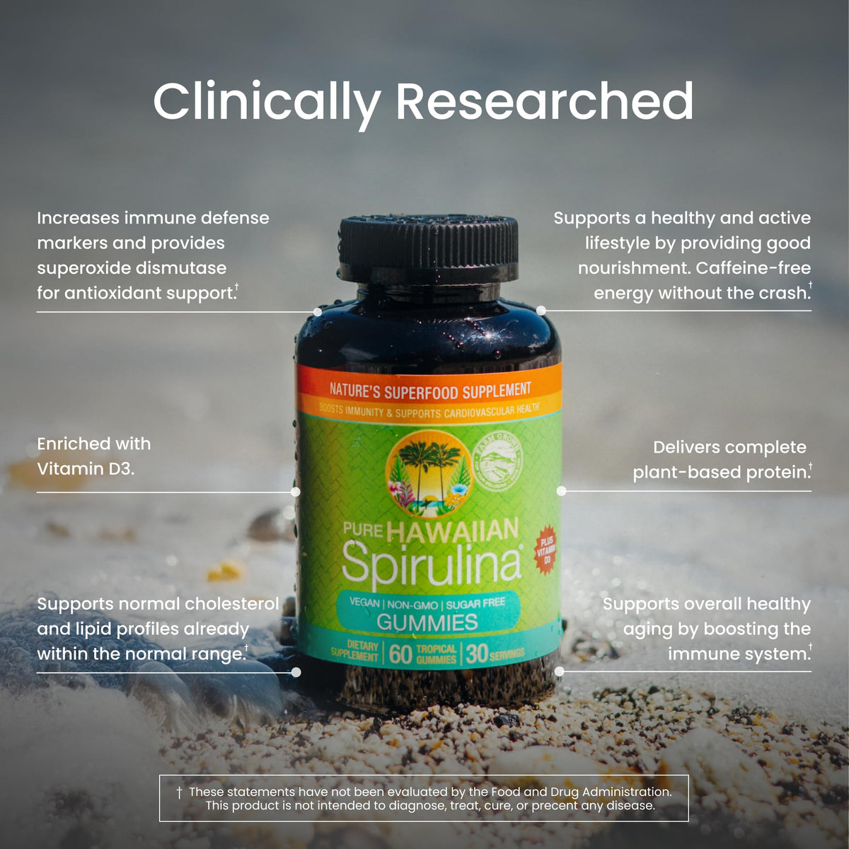 Gummies Nutrex Hawaii Spiruline, prise en main