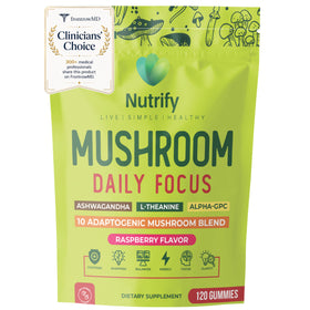 Gummies Nutrify au goût framboise, pot de 120 unités