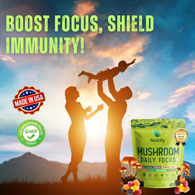 Gummies Nutrify dans une main, mise en scène naturelle