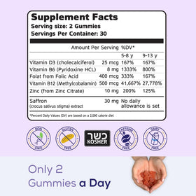 Gummies NutriMagic au goût de fraise, présentation des gummies
