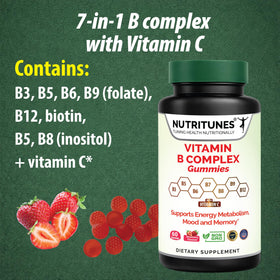 Gummies Nutritunes avec un goût de fraise, vue de côté