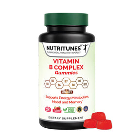 Gummies Nutritunes Complexe de Vitamines B - 60 gummies en pot