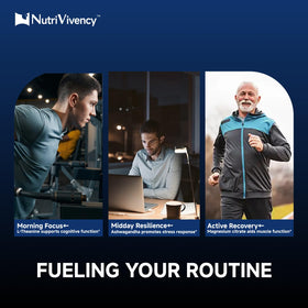 Gummies NutriVivency multivitaminés pour hommes, présentation lifestyle