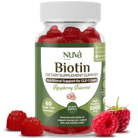 Gummies NuVa Biotine 5000 mcg en pot de 60 pièces