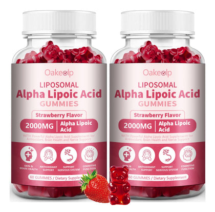 Gummies Oakevlp Acide Alpha Lipoïque 2000mg vue avant