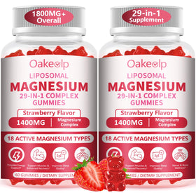 Gummies Oakevlp Magnésium Complex 29-en-1 vue de face