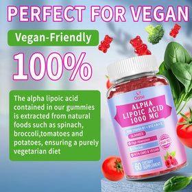 Gummies OALSE Acide Alpha-Lipoïque 1000mg et cuillère de dosage