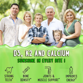 Gummies OH MY CHEWY D3 K2 Calcium 5000 IU emballage