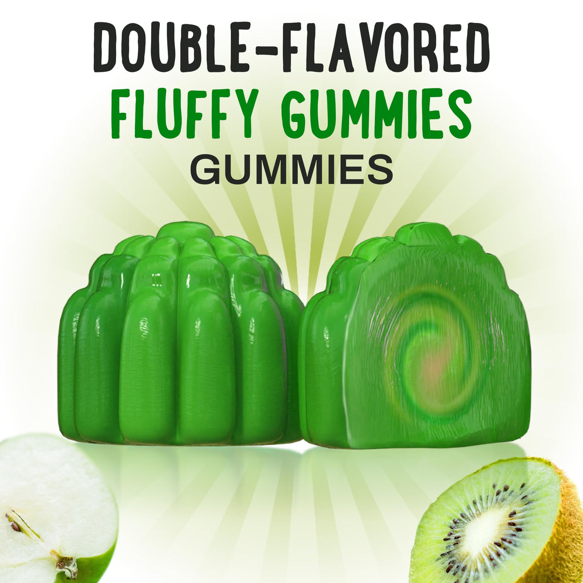 Gummies OH MY CHEWY D3 K2 Calcium 5000 IU vue de face