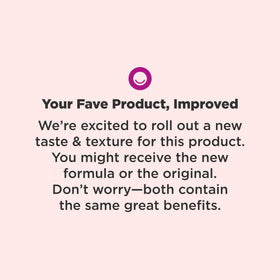 Gummies OLLY Femmes à la saveur Berry sur fond blanc