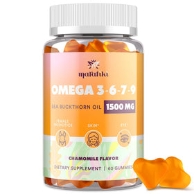 Gummies Oméga 3 6 7 9 Marafiki bouteille vue avant