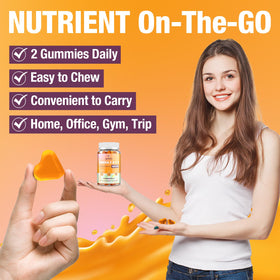 Gummies Oméga 3 6 7 9 Marafiki montrant le dosage