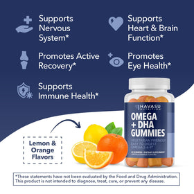 Gummies Omega 3 6 9 HAVASU NUTRITION avec fruits
